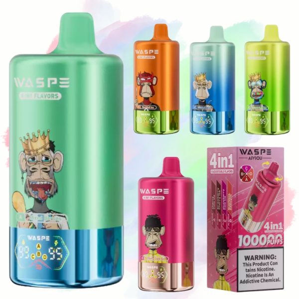Waspe 4 i 1 100k Puffs - E cigg butik
