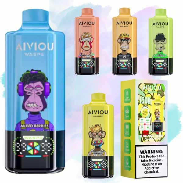 Waspe Aiviou 6 i 1 150k Puffs - E cigg butik
