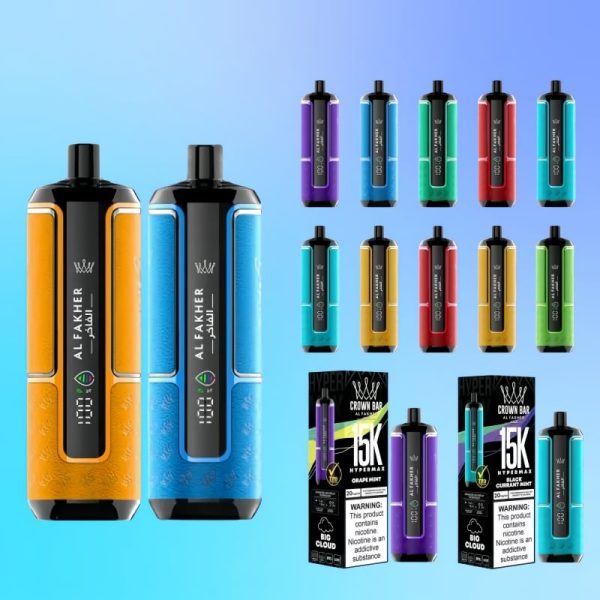Al Fakher Crown Bar Hypermax 15000 Puffs - E cigg butik