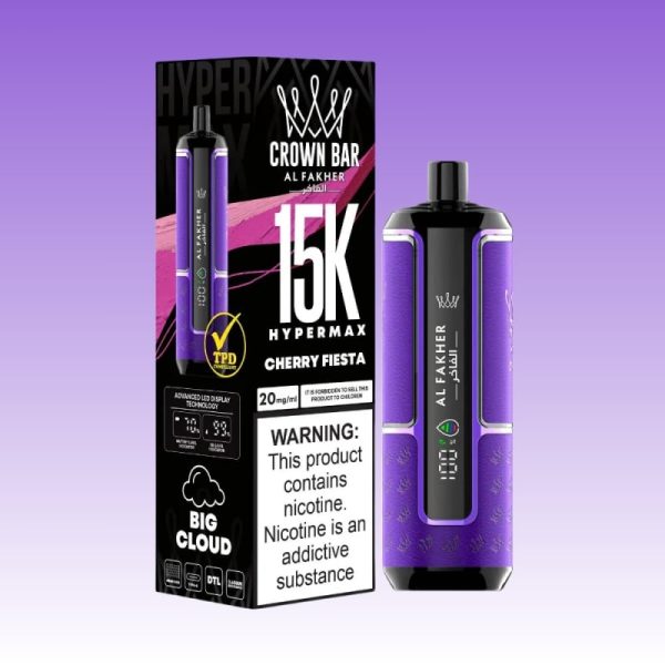 Al Fakher Crown Bar Hypermax 15000 Puffs - E cigg butik