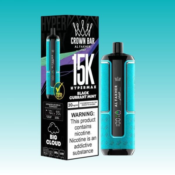 Al Fakher Crown Bar Hypermax 15000 Puffs - E cigg butik