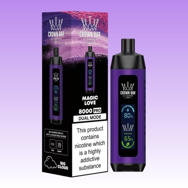 Al Fakher Crown Bar 8000 Pro Puffs - E cigg butik