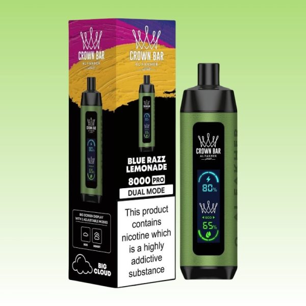 Al Fakher Crown Bar 8000 Pro Puffs - E cigg butik