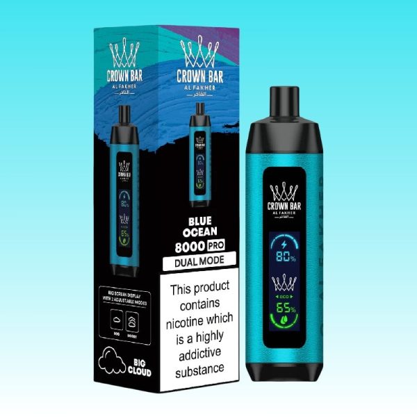 Al Fakher Crown Bar 8000 Pro Puffs - E cigg butik