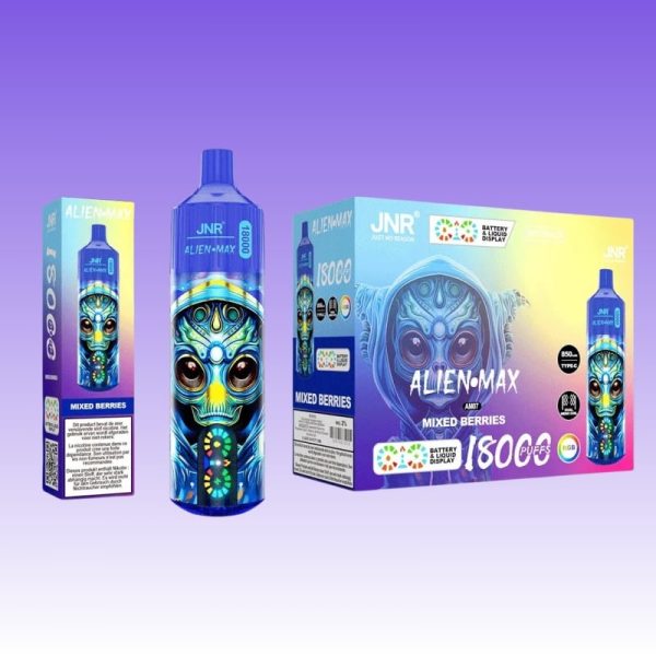 Puff JNR Alien Max 18000 Puffs - E cigg butik Puff JNR Alien Max 18000 Puffs - E cigg butik