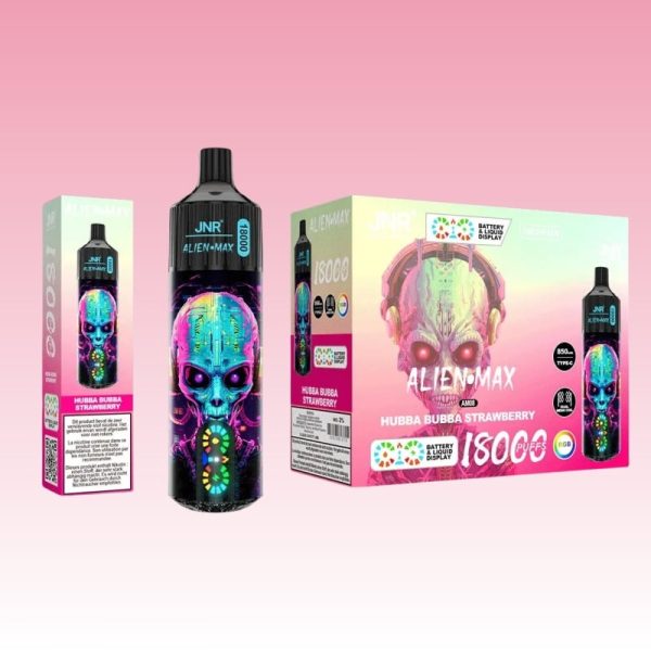 Puff JNR Alien Max 18000 Puffs - E cigg butik Puff JNR Alien Max 18000 Puffs - E cigg butik