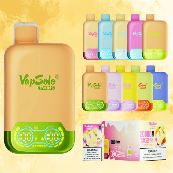 VapSolo Twins 20000 Puffs - E cigg butik