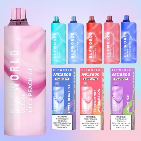 Elfworld MC 8500 Puffs - E cigg butik