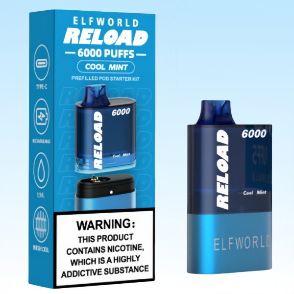 Elfworld Relaod 6000 Puffs Kit - E cigg butik Elfworld Relaod 6000 Puffs Kit - E cigg butik
