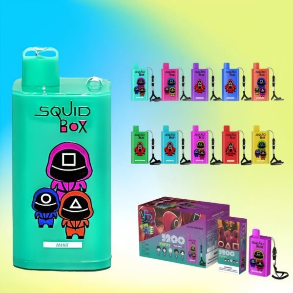 Randm Squid Box 5200 Puffar - E cigg butik