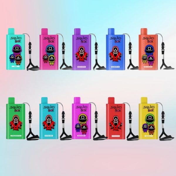 Randm Squid Box 5200 Puffar - E cigg butik Randm Squid Box 5200 Puffar - E cigg butik