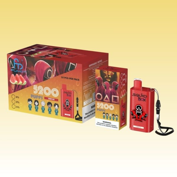 Randm Squid Box 5200 Puffar - E cigg butik Randm Squid Box 5200 Puffar - E cigg butik