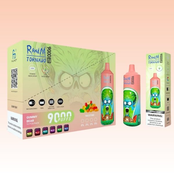 Randm Tornado 9000 Puffs - E cigg butik