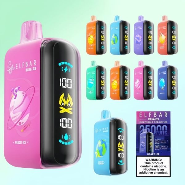 Elf Bar Raya D3 25000 Puffs - E cigg butik