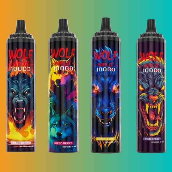 JNR Wolf Niplo 10000 Puffs - E cigg butik JNR Wolf Niplo 10000 Puffs - E cigg butik