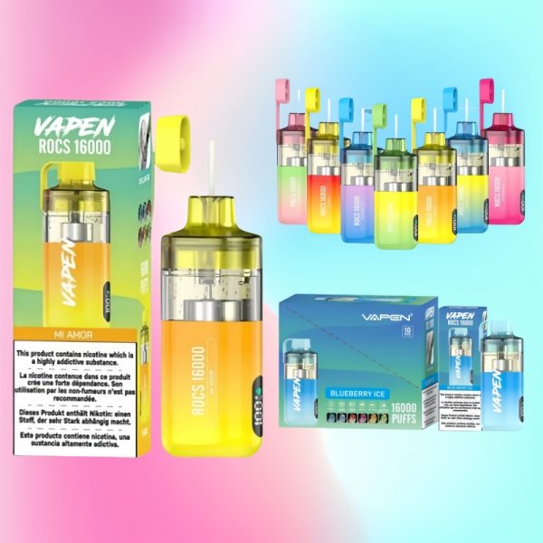Vapen Rocs 16000 Puffs - E cigg butik