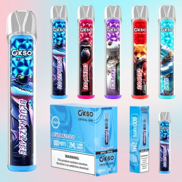 OKSO Crystal Bar 800 Puffs - E cigg butik