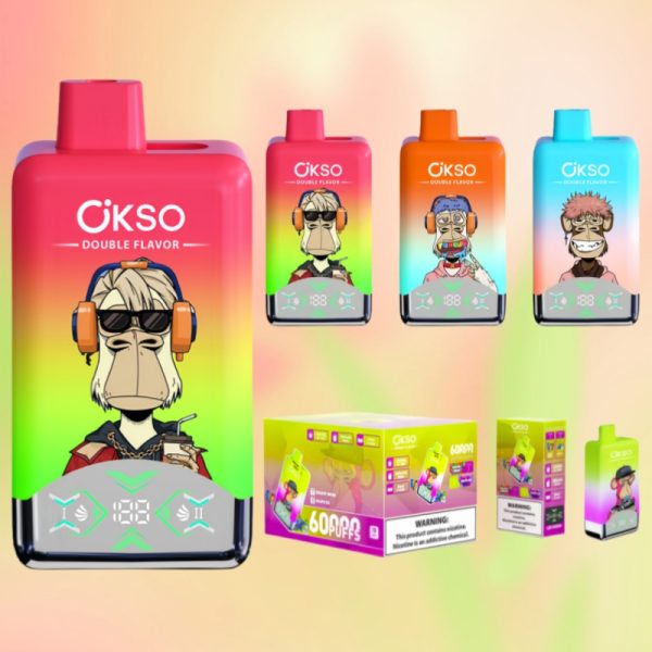 OKSO Dubbel Smak 60K Puffs - E cigg butik