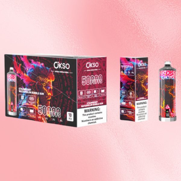 OKSO shisha hookah mega 50k puffar - E cigg butik OKSO shisha hookah mega 50k puffar - E cigg butik