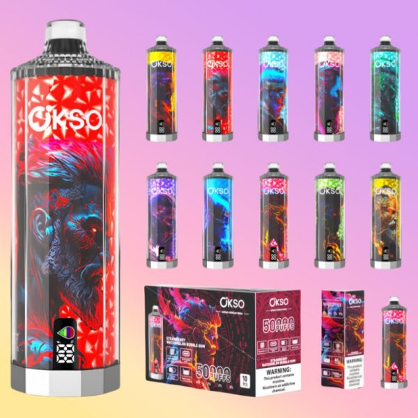 OKSO shisha hookah mega 50k puffar - E cigg butik