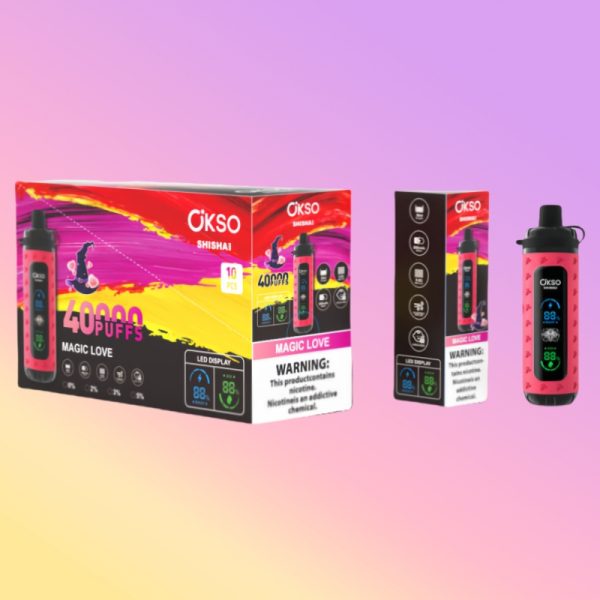Okso Shisha Max 40k Puffs - E cigg butik Okso Shisha Max 40k Puffs - E cigg butik