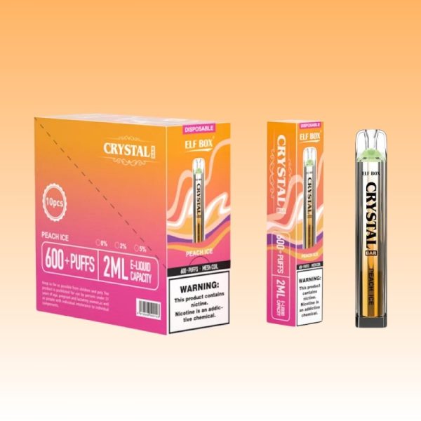 Elf Box Crystal Bar 600 Puffar - E cigg butik Elf Box Crystal Bar 600 Puffar - E cigg butik