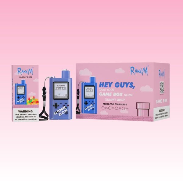 Randm Game Box 5200 Puffs - E cigg butik Randm Game Box 5200 Puffs - E cigg butik