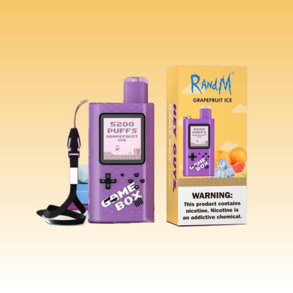 Randm Game Box 5200 Puffs - E cigg butik Randm Game Box 5200 Puffs - E cigg butik