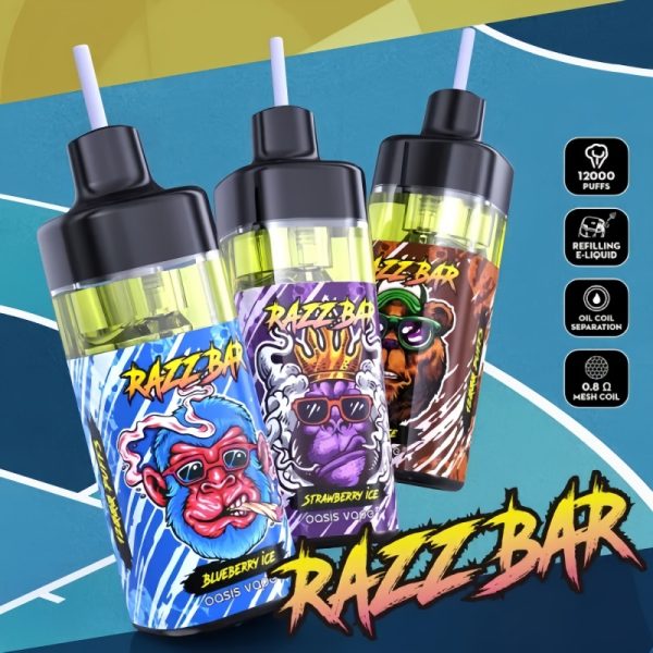 Razz Bar 12000 Puffs - E cigg butik Razz Bar 12000 Puffs - E cigg butik