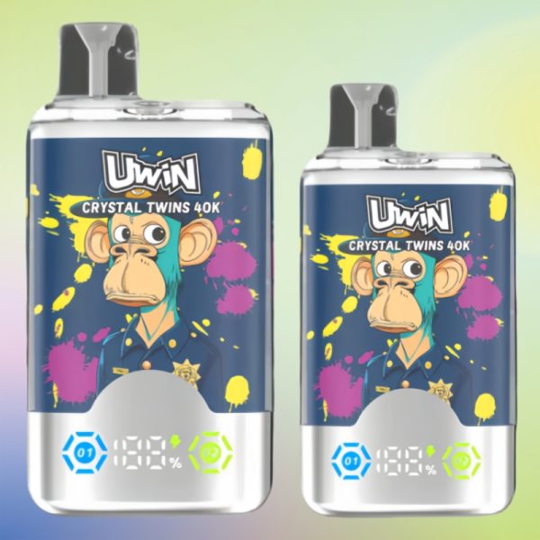 Uwin X RandM Twins Crystal 40000 Puffs - E cigg butik