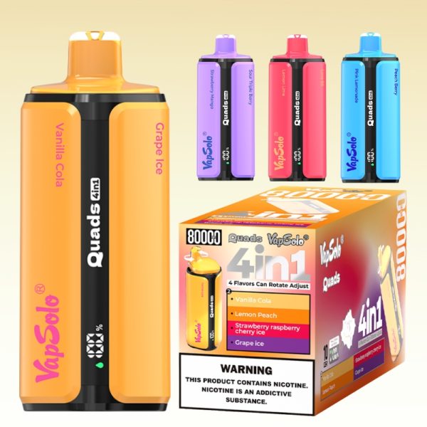 Vapsolo Quads 80000 Puffs - E cigg butik