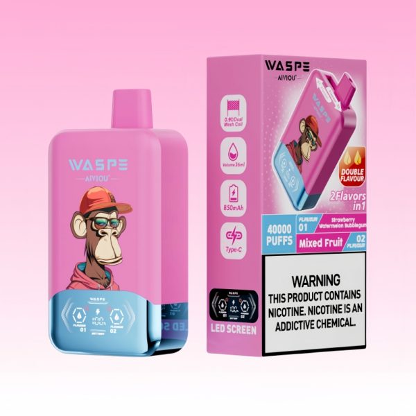 Waspe Aiviou 40000 Puffs - E cigg butik