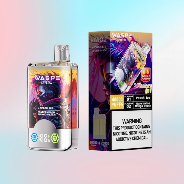 Waspe Crystal 40000 Puffs - E cigg butik Waspe Crystal 40000 Puffs - E cigg butik