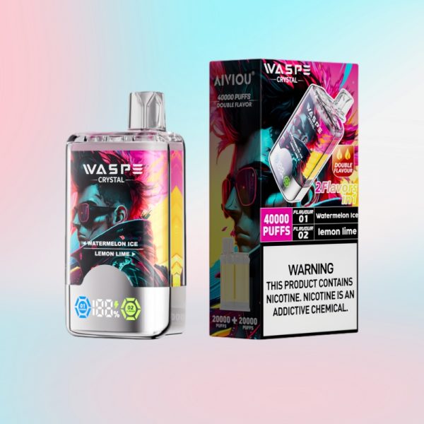 Waspe Crystal 40000 Puffs - E cigg butik Waspe Crystal 40000 Puffs - E cigg butik