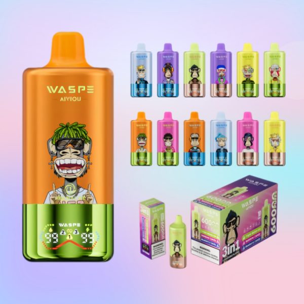 Waspe 3 in 1 60000 Puffar - E cigg butik