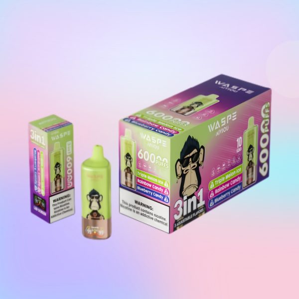 Waspe 3 in 1 60000 Puffar - E cigg butik