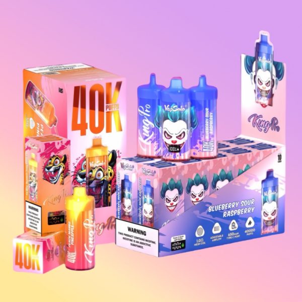 Vapsolo King Pro 40k Puffs - E cigg butik