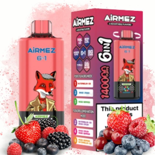 Airmez Fox 6 IN 1 140k bloss - E cigg