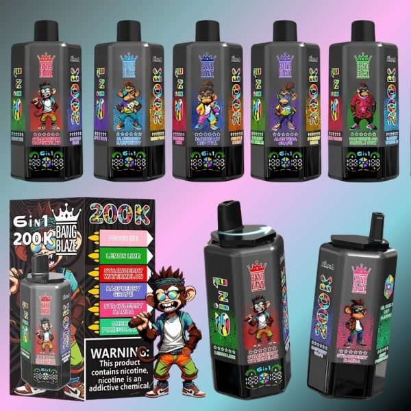 Bang Blaze 6in1 200k Bloss - E cigg