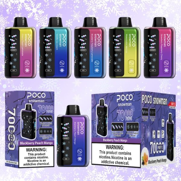 POCO Snowman 70000 Puffs - E cigg