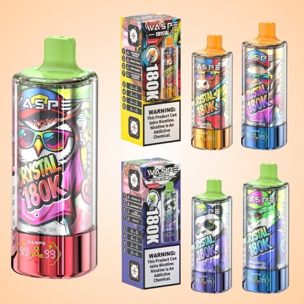 WASPE Crystal 8 in 1 180K - E cigg